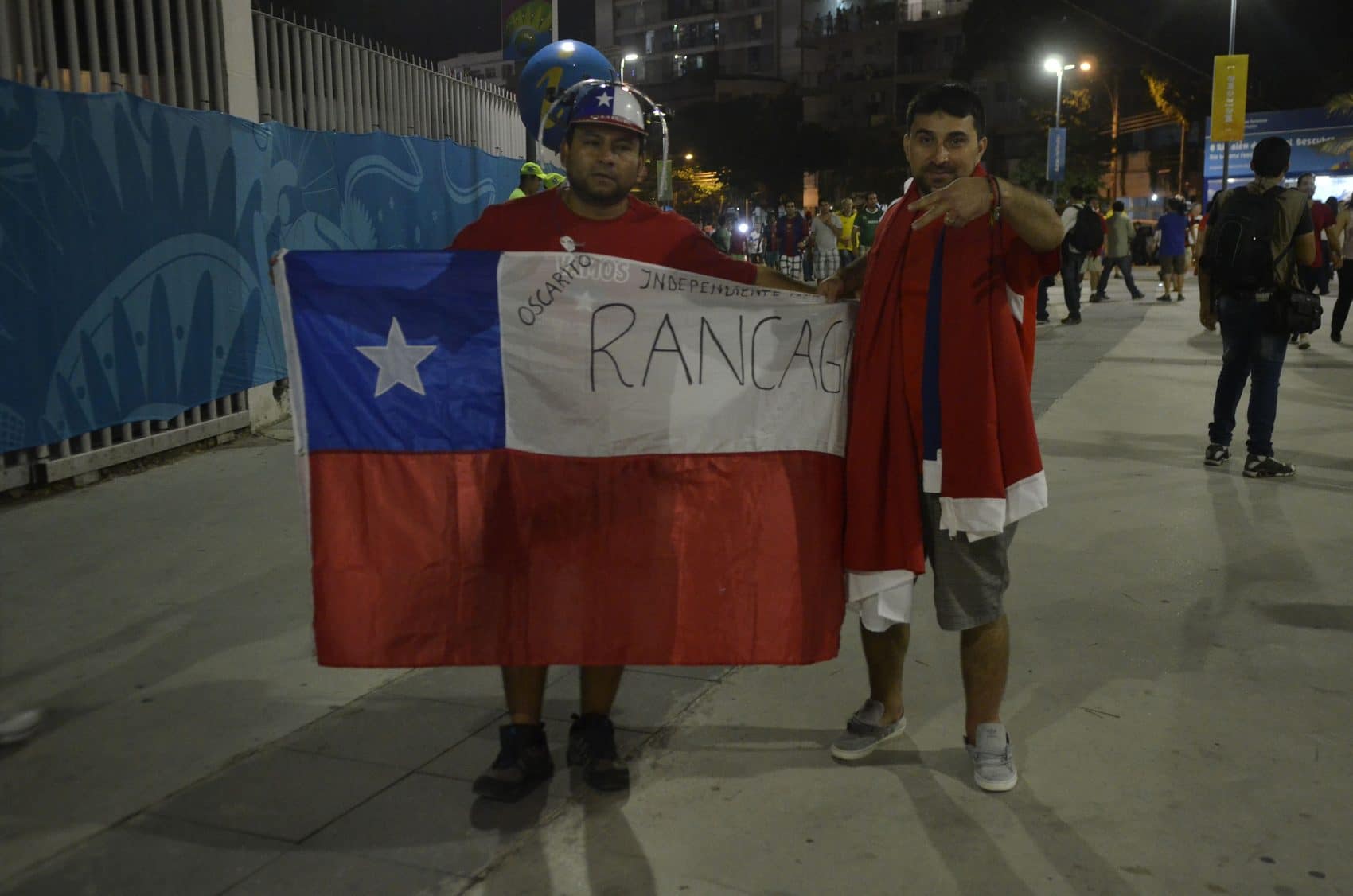 Fans celebrating a win