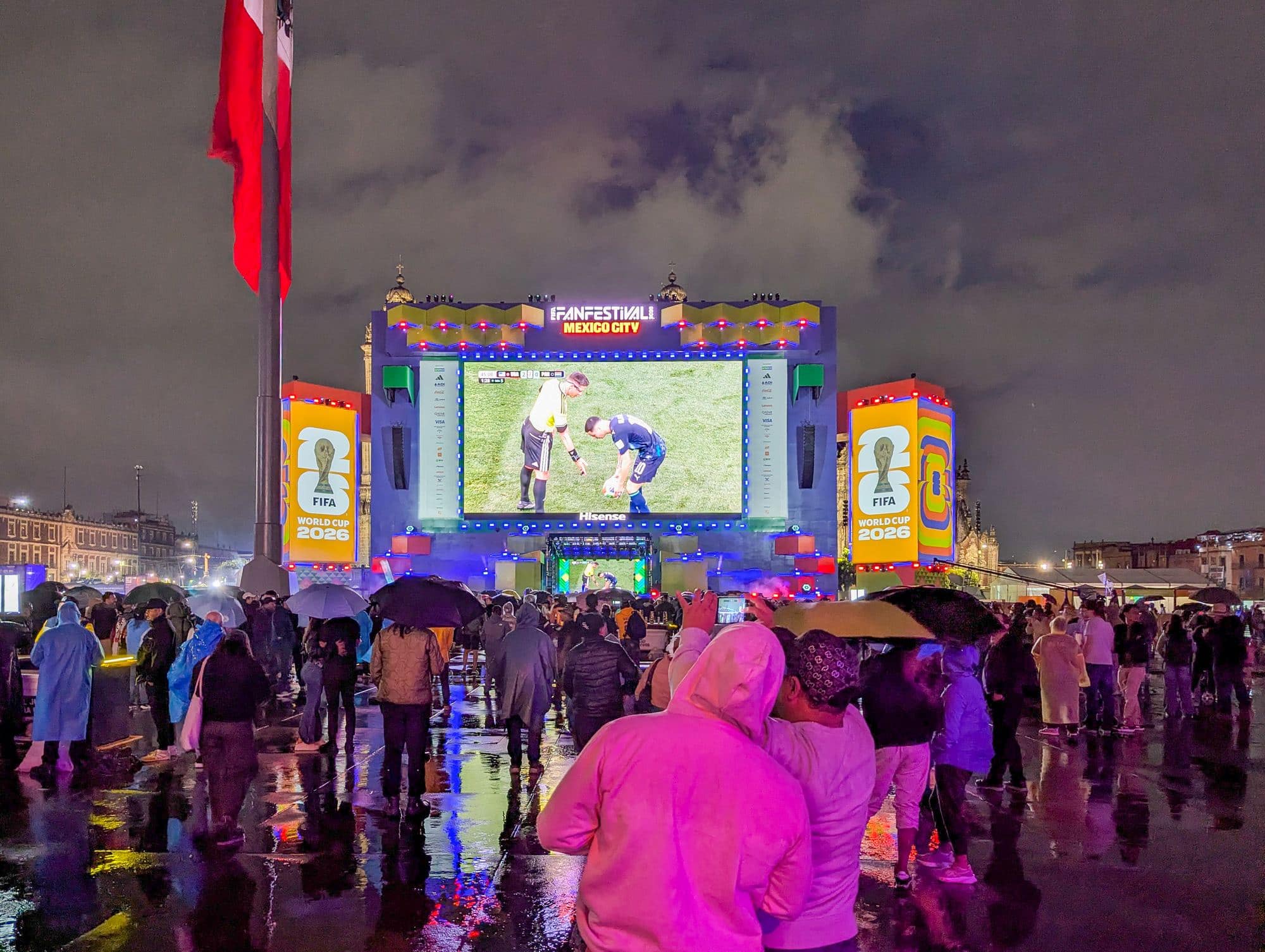 Fans at the FIFA Fan Festival, Mexico City